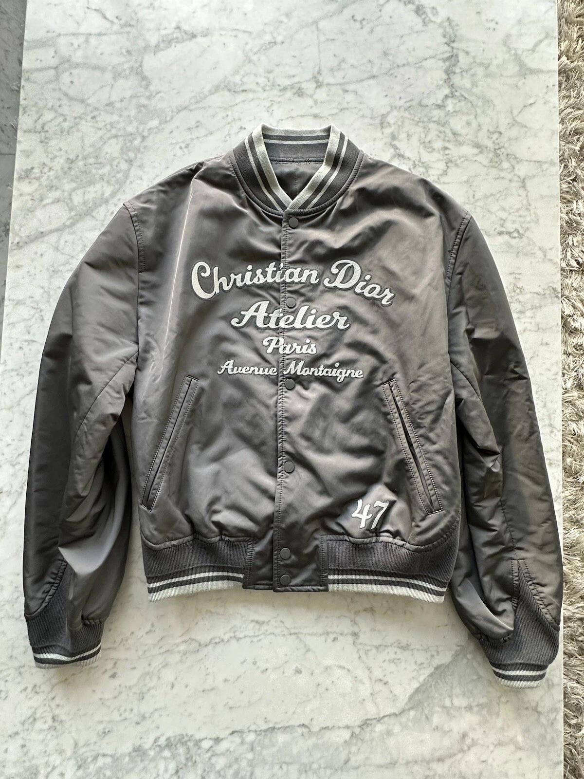 Christian Dior Capsule CD Avenue Montaigne Giacca Bomber 48 Medium Italia Parigi