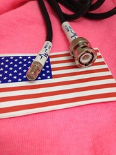 BNC male to SMA Female Jack jumper pigtail Cable RG58 3' MADE IN USA