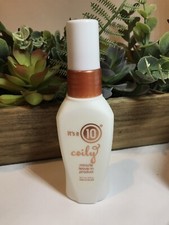 NEW It  s A 10..COILY Miracle Leave-In Hair Product Treatment Conditioner 2 oz
