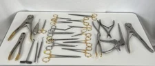 Huge Lot 25 Germany Stainless Steel Surgical Scissors Needle Holder Etc MUST SEE