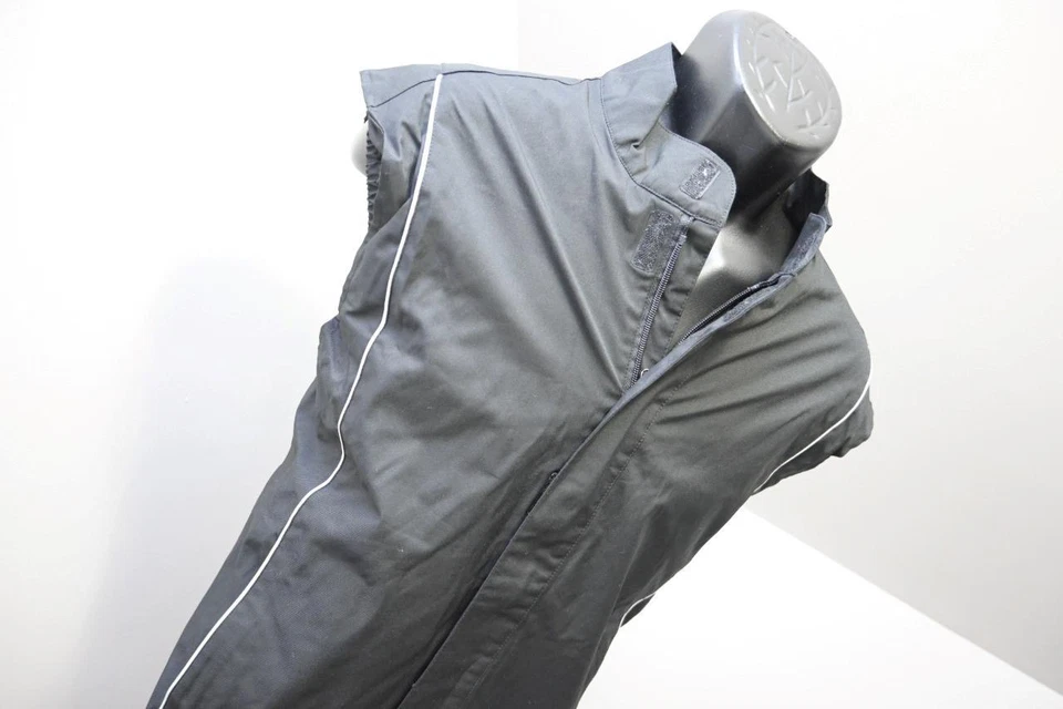 Galway Bay Golf Windbreaker Vest Jacket Full Zip Black Mens Size Medium - Image 4 of 4