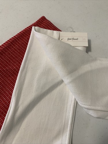 You & Me Forever 2 Kitchen Hand Towel Set 22" x 12" Size 100% Cotton A110 - Picture 4 of 7