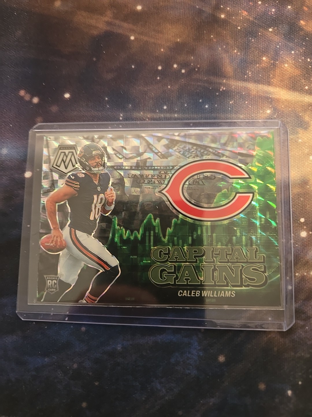 2024 Panini Mosaic - Capital Gains Caleb Williams #2 Silver Prizm (RC)