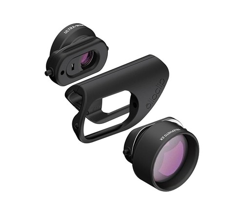 OLLOCLIP Active Lens Set Telephoto Ultra-Wide-Angle iPhone 7/7 Plus - Picture 2 of 2