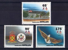 NETHERLANDS ANTILLEN 1993 Bicentennial relations with USA  NVPH 1043/5 MNH W2233