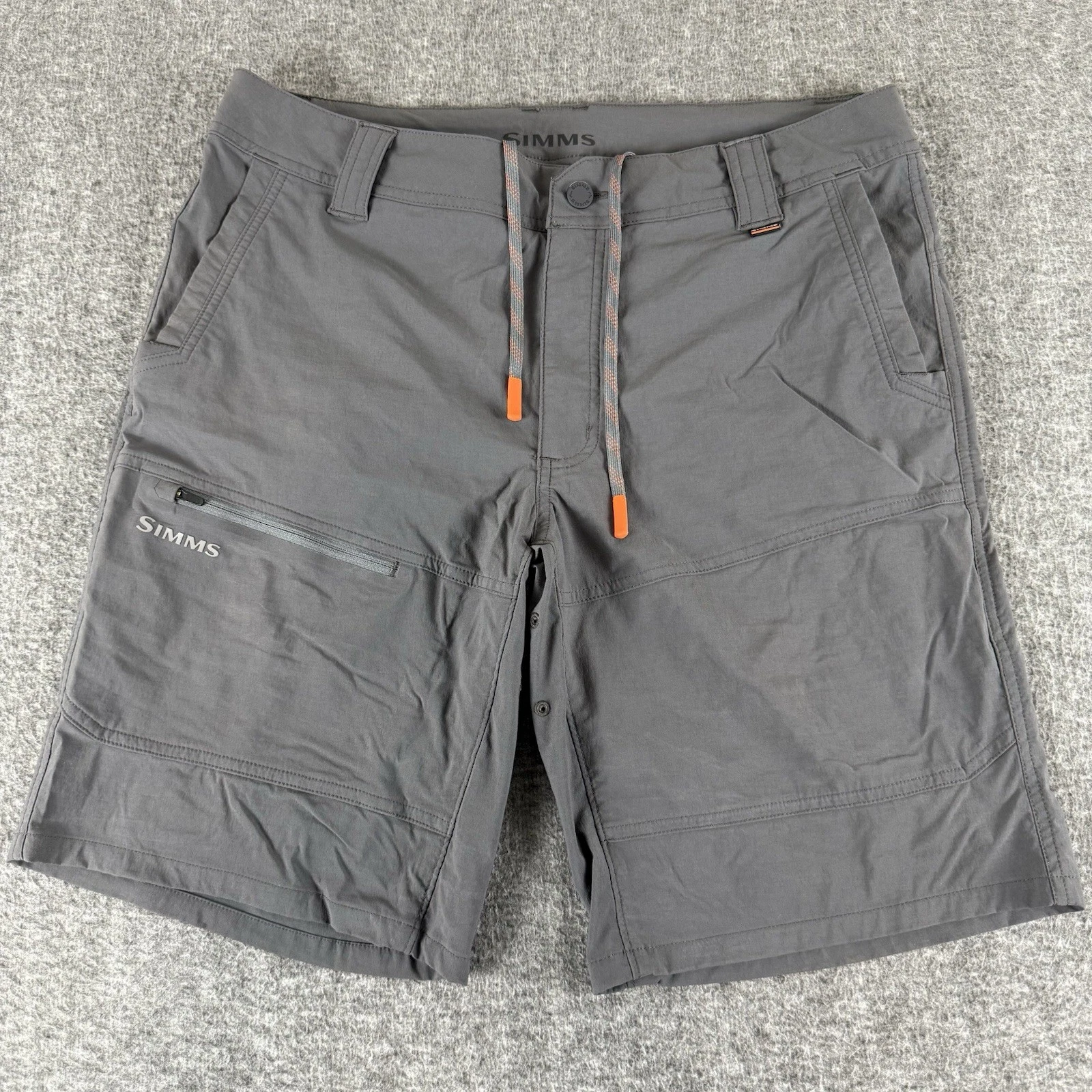 Simms Fishing Shorts Mens 34 W Gray Stretch Outdoor Hiking Performance
Opens in a new window or tab