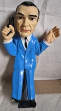 James Bond Gilbert Hand Puppet 1965 007 Sean Connery Rare 14"