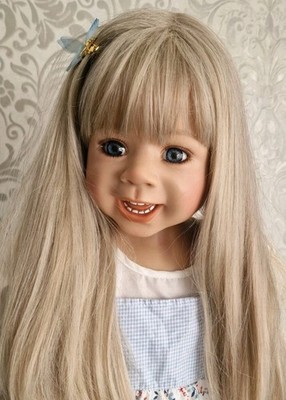 Künstlerpuppe '' Hermine ''Monika Levenig, Inkl. Zertifikat 