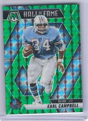 2025 Panini Mosaic #294 Earl Campbell Mosaic Green Houston Oilers - Bild 1 von 2