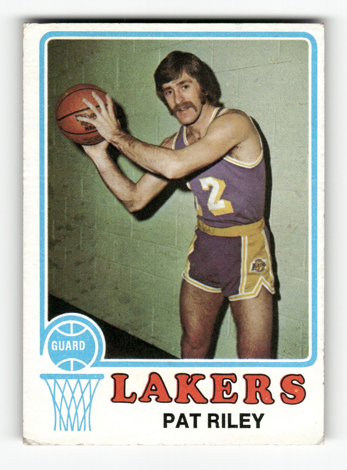 1973-74 Topps PAT RILEY #21 Lakers HOF
