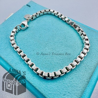 Tiffany & Co. 925 Silver Venetian Link 7.5