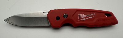 Milwaukee Fastback Taschenmesser Arbeitsmesser Gürtelclip Rot  48-22-1520