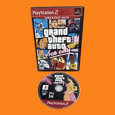 Mint💿 Grand Theft Auto Vice City GTA NO MANUAL PlayStation 2 PS2 VG Refurbished