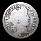 1897-O Barber Dime Silver  ---- Nice Coin ---- #KK653