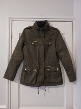 Woman's Green 100% Cotton Jacket From New Look Size 14