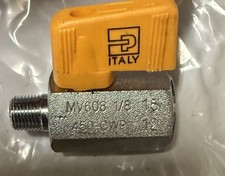 3 Valves PARKER MV608-2 BALL VALVE, 1/8" NPT, CHROME PLATED BRASS, NNB