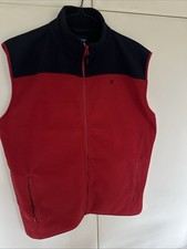 Men’s Red Body Warmer Size XXL by James Pringle