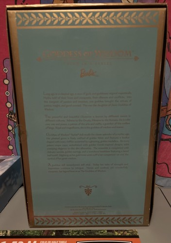 NIB 2000 Mattel Goddess Of Wisdom Barbie 28733 Classical Goddess Collection - Picture 3 of 3