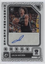 2023-24 Panini Donruss Optic Signature Series Jalen Wilson #SS-WLN Auto cf5