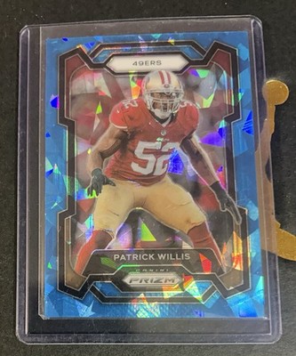2023 Panini Prizm Patrick Willis #269 Blue Cracked Ice /99