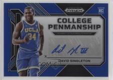 2023 Prizm Draft Picks College Penmanship Blue 116/149 David Singleton Auto 0ud4