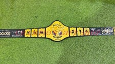 Custom The Rock Brahma Bull World Heavyweight Wrestling Championship belt  4mm