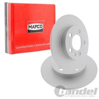 2X Mapco Bremsscheiben 239Mm Voll Hinten Passend FüR Audi A3 TT Skoda Octavia VW