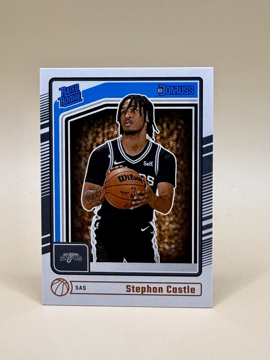 2024-25 Donruss-Rated Rookie -Stephon Castle- #244 San Antonio Spurs