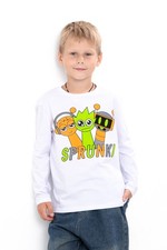 Boys Jumper Durable Cotton Knit Trendy Print, Any season, Nosi svoe 636...