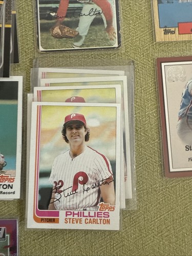 Steve Carlton Lot 60 Karten Philadelphia Phillies. White Sox. Cardinals. - Bild 9 von 18