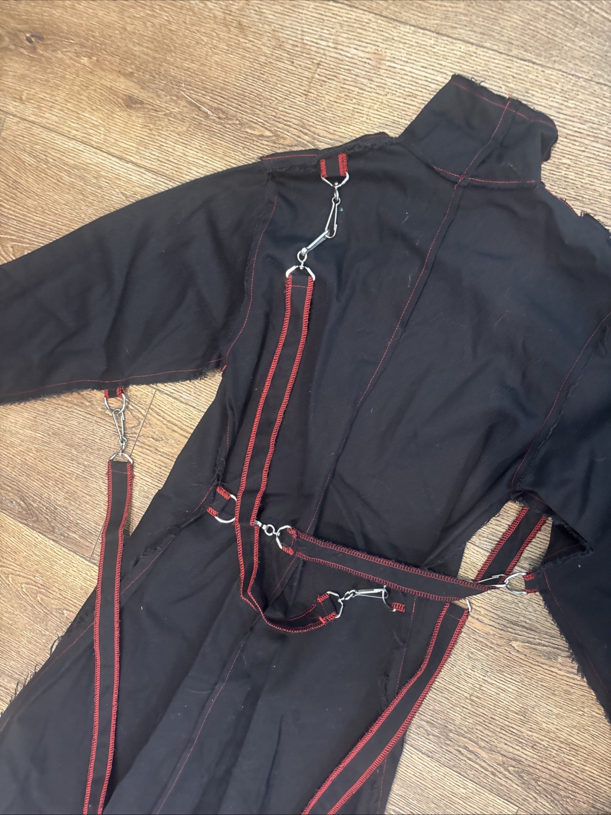 Cultural Treachery By Stephen Prince Rare Goth Dress Size S Bondage Very Rare image 7