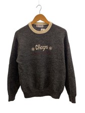CHAPS Knit Sweater (Lightweight) M Wool Gray 2234-8325