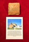 RARE CIVIL WAR GETTYSBURG CONFEDERATE STAGING SITE BRICK PIECE / BUSHMAN FARM