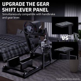 Hottoby Racing Simulator Cockpit 4080Auminum With Monitor Stand Fit Thrustmaster