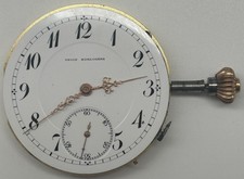 Union Horlogere Taschenuhr Zifferblatt & Uhrwerk