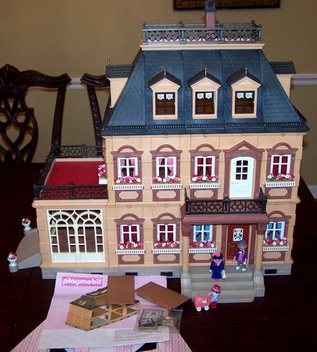 Nice! COMPLETE Vintage Playmobil 5300 Victorian MANSION Dollhouse Instructions