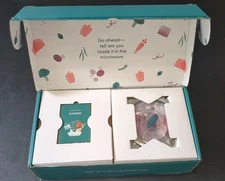 Anyday Microwave Cookware Glass Storage 4 Picece Set With Lids 