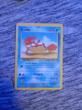 rare krabby pokemon card Pokemon Card Krabby Fossil 51/62 German – SHPNPokestore main image 1
