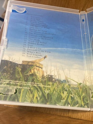 Secondhand Lions DVD Australian Release Michael Caine Second Hand Lions Region 4 - Picture 4 of 5
