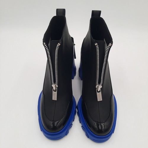 Stivali donna Sorel nuovi taglia 6,5, brex, tacco a blocco zip davanti neri e blu NO SCATOLA - Foto 11 di 22