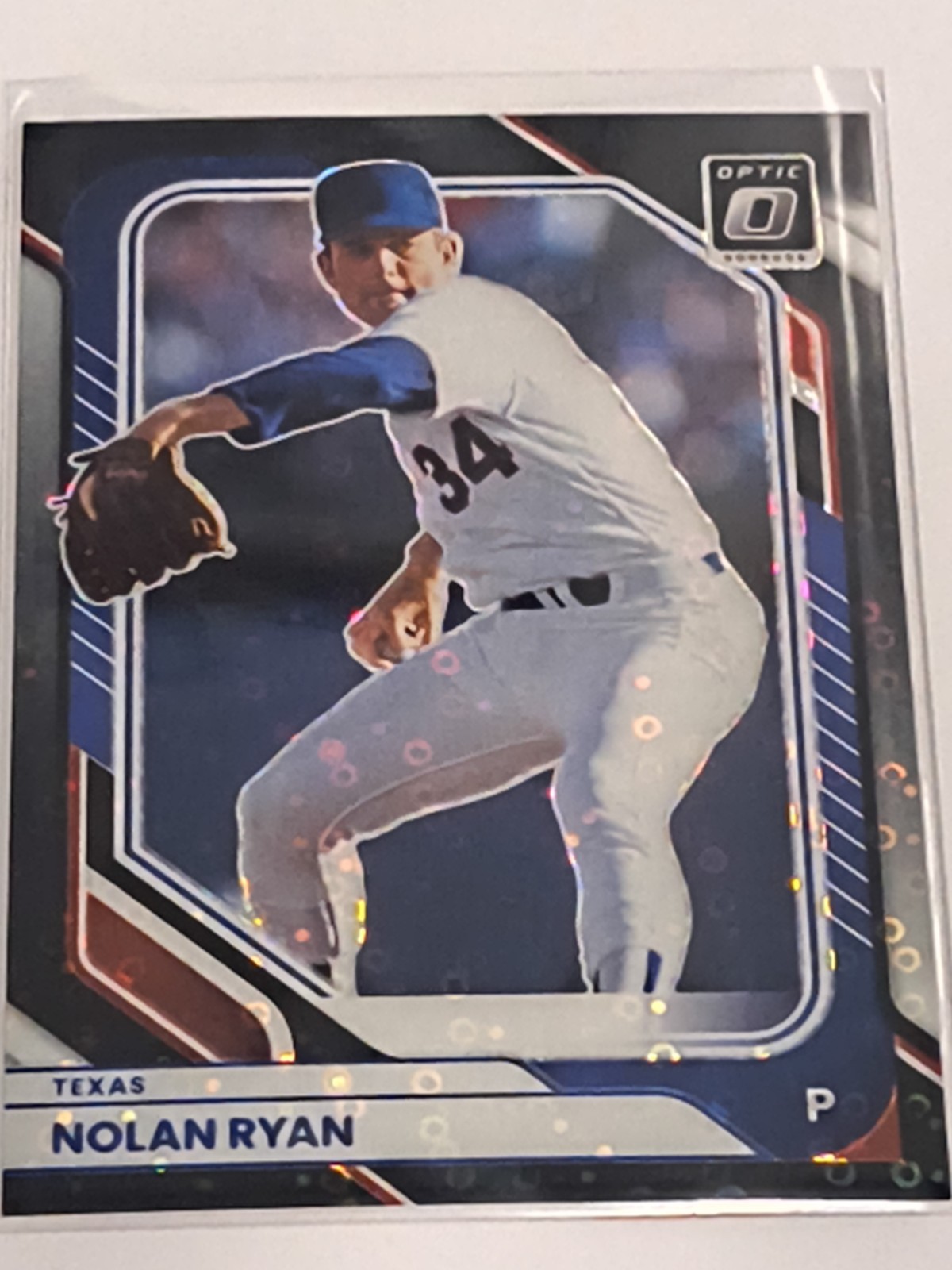 Nolan Ryan 2026 Donruss Baseball Optic Black Circles Prizm #32 Texas Rangers