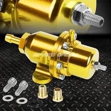 FOR HONDA ACURA DOHC B16 B18 F20 BOLT-ON ADJUSTABLE FUEL PRESSURE REGULATOR GOLD