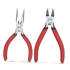Mini Jewelry Pliers Set   5  Needle-Nose  5"needle Nose Pliers  Wire Cutters