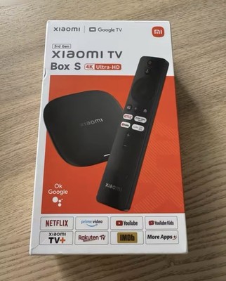 Xiaomi TV Box S 4K Ultra-HD Google TV Android Streaming. NAGELNEU