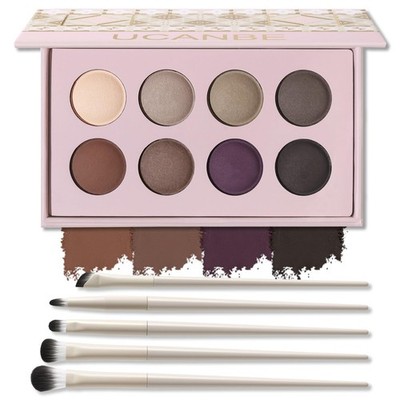 UCANBE Baked Matte Eyeshadow Palette Set, Finish Neutral Smoky Eye Shadow Pal...