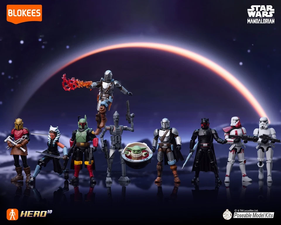 Blokees Star Wars The Mandalorian GV-01 Stormtrooper Figuras de Acción Juguetes Modelo Foto 3 de 4