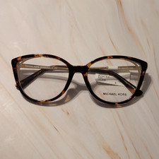 Michael Kors MK4086U Riga Tortoise Full Rim Cat Eye Frames 52/17/140