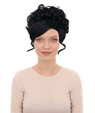 Adult Women's American Rapper Curly Updo High Fashion Wig, Multi Color Options
