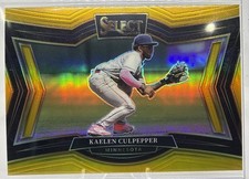 2025 Panini Select DIAMOND LEVEL GOLD VINYL PRIZM Kaelen Culpepper #7/10