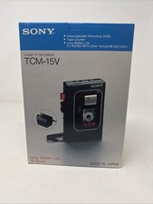 Sony VOR Voice Operated Recording Cassette Tape Recorder TCM-15V
